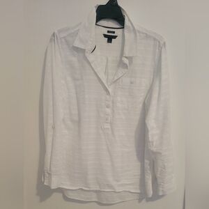 Tommy Hilfiger White Striped Shirt